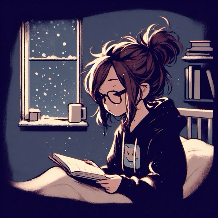 photo of a girl reading